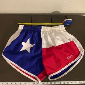 Women's Texas Flag Racer Shorts - Red/White/Blue
TYLER'S